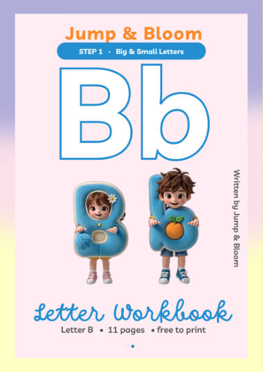 Letter B workbook cover