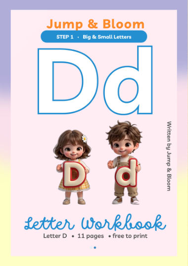 Letter D workbook cover