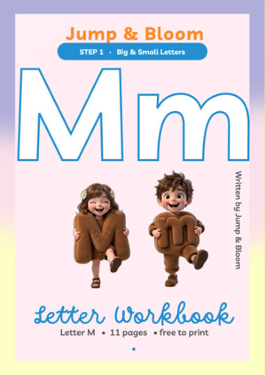 Letter M workbook cover