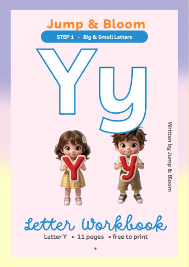 Letter Y workbook cover